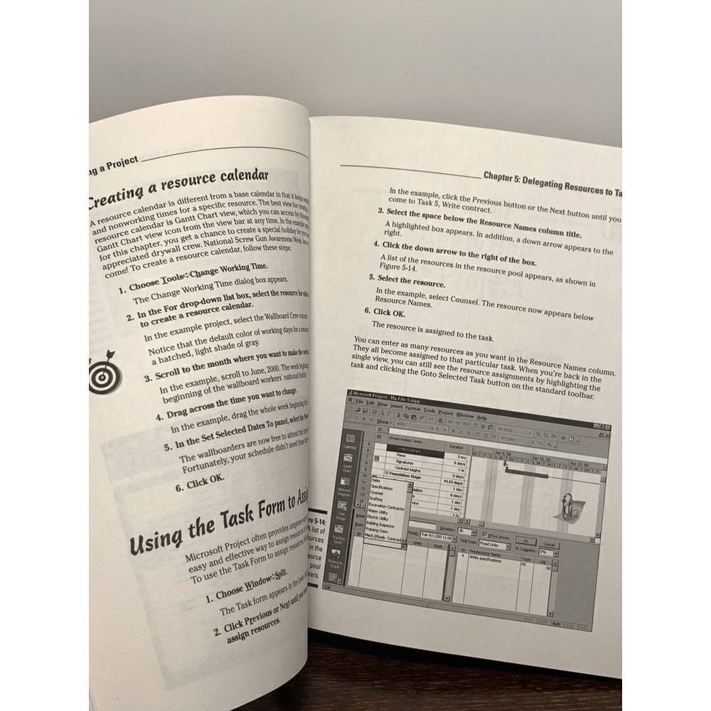 Microsoft Project 2000 for Dummies NWT Book - Picture 7 of 8